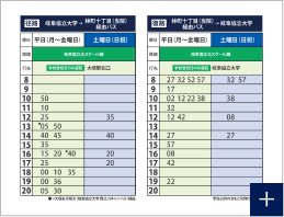 岐阜協立大スクール線